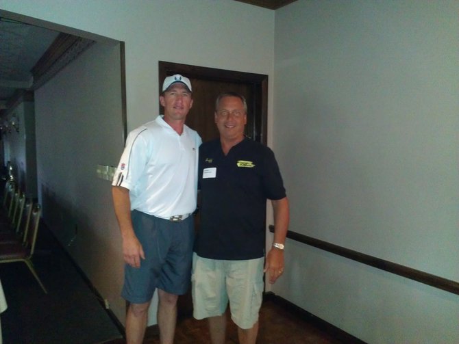 Polka King Jeff Heinz with Bill Schroeder