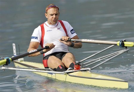 Norway's Olaf Tufte competes during the men's single sculls quarter-final at the World Rowing Championships in Bled in this August 31, 2011 Norway's Olaf Tufte competes during the men's single sculls quarter-final at the World Rowing Championships in Bled in this August 31, 2011