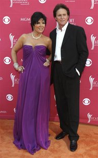 Bruce Jenner and wife Kris arrive at the 44th Annual Academy of Country Music Awards in Las Vegas in this file photo taken April 5, 2009. RE Bruce Jenner and wife Kris arrive at the 44th Annual Academy of Country Music Awards in Las Vegas in this file photo taken April 5, 2009. RE