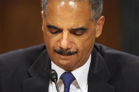 U.S. Attorney General Eric Holder listens to a question as he testifies before the Senate Judiciary Committee on Capitol Hill in Washington June 12, 2012. Credit: Reuters/Jonathan Ernst U.S. Attorney General Eric Holder listens to a question as he testifies before the Senate Judiciary Committee on Capitol Hill in Washington June 12, 2012. Credit: Reuters/Jonathan Ernst