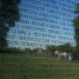 A section of the Vietnam Veterans Memorial in Washington DC A section of the Vietnam Veterans Memorial in Washington DC