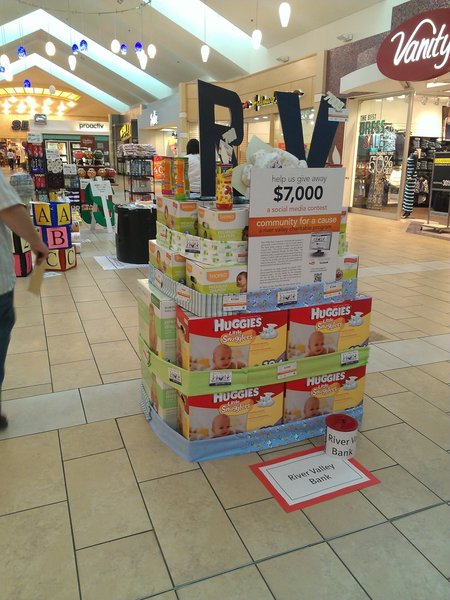 Diaper Cake by River Valley Bank