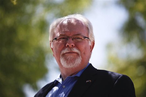 Democrat Ron Barber, former aide to Gabrielle Giffords and currently running for her former post, is seen at a voting center at St. Cyril's Democrat Ron Barber, former aide to Gabrielle Giffords and currently running for her former post, is seen at a voting center at St. Cyril's