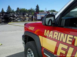 Marinette Fire Dept. (Fox 11) Marinette Fire Dept. (Fox 11)