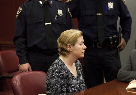 Anna Gristina, who has been charged with promoting prostitution, appears in State Supreme Court in New York March 15, 2012. REUTERS/Andrew K Anna Gristina, who has been charged with promoting prostitution, appears in State Supreme Court in New York March 15, 2012. REUTERS/Andrew K