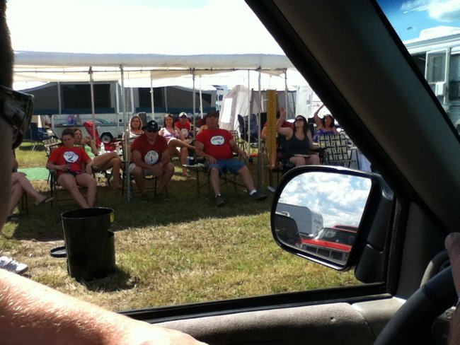 Just a crusin' the campgrounds. 