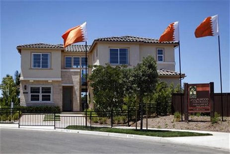 A model home sits for sale in Carlsbad, California June 30, 2011. REUTERS/Mike Blake A model home sits for sale in Carlsbad, California June 30, 2011. REUTERS/Mike Blake