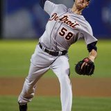 Detroit Tigers starting pitcher Doug Fister Detroit Tigers starting pitcher Doug Fister
