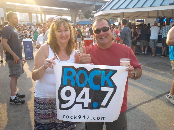 Look at all the Rock fans at SummerFest!