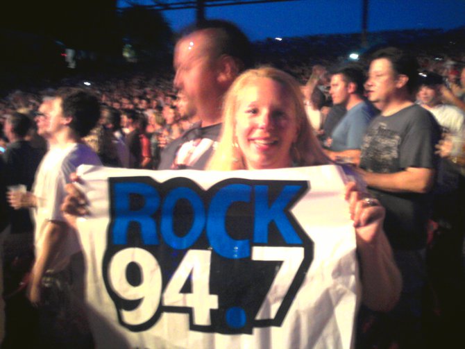 More Rock fans at the show
