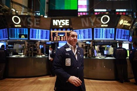 A trader works on the floor of the New York Stock Exchange June 15, 2012. REUTERS/Eric Thayer A trader works on the floor of the New York Stock Exchange June 15, 2012. REUTERS/Eric Thayer