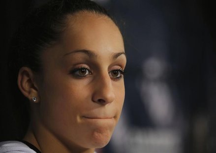 U.S. Olympic hopeful Jordyn Wieber is interviewed before the U.S. Olympic gymnastics trials in San Jose, California June 27, 2012. REUTERS/B U.S. Olympic hopeful Jordyn Wieber is interviewed before the U.S. Olympic gymnastics trials in San Jose, California June 27, 2012. REUTERS/B