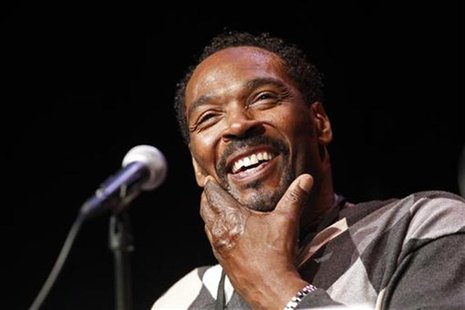 Rodney King smiles during a discussion for his memoir entitled "The Riot Within: My Journey from Rebellion to Redemption" at the Los Angeles Rodney King smiles during a discussion for his memoir entitled "The Riot Within: My Journey from Rebellion to Redemption" at the Los Angeles