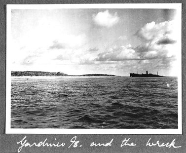 The reef at Nikumaroro, Republic of Kiribati, is pictured in this October 1937 photograph released on March 21, 2012. Scientists on March 20 The reef at Nikumaroro, Republic of Kiribati, is pictured in this October 1937 photograph released on March 21, 2012. Scientists on March 20