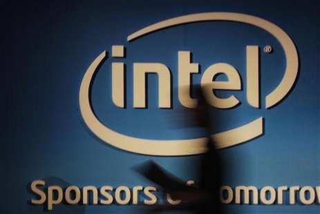 A woman walks past an Intel logo at the 2012 Computex in Taipei June 5, 2012. Computex, the world's second largest consumer electronics trad A woman walks past an Intel logo at the 2012 Computex in Taipei June 5, 2012. Computex, the world's second largest consumer electronics trad