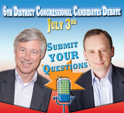 Incumbent Republican Congressman Fred Upton and primary challenger Jack Hoogendyk will engage in a debate Tuesday afternoon live on WKZO. Incumbent Republican Congressman Fred Upton and primary challenger Jack Hoogendyk will engage in a debate Tuesday afternoon live on WKZO.