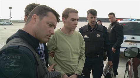 Luka Rocco Magnotta, 29, accused of killing a Chinese student, Jun Lin, and sending his feet and hands in the mail to the offices of two Can Luka Rocco Magnotta, 29, accused of killing a Chinese student, Jun Lin, and sending his feet and hands in the mail to the offices of two Can
