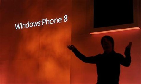 Joe Belfiore, corporate vice president of Microsoft, introduces the Windows Phone 8 mobile operating system in San Francisco, California, Ju Joe Belfiore, corporate vice president of Microsoft, introduces the Windows Phone 8 mobile operating system in San Francisco, California, Ju