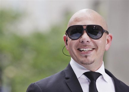 Singer Pitbull performs on NBC's 'Today' show in New York, May 25, 2012. REUTERS/Brendan McDermid Singer Pitbull performs on NBC's 'Today' show in New York, May 25, 2012. REUTERS/Brendan McDermid