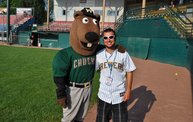 Mike Mathers throws 1st pitch at Woodchucks game 7 5 12 10