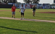 Mike Mathers throws 1st pitch at Woodchucks game 7 5 12 3