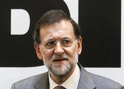 Spanish Prime Minister Mariano Rajoy attends the inauguration of the Inter American Development Bank in Madrid July 6, 2012. REUTERS/Andrea Spanish Prime Minister Mariano Rajoy attends the inauguration of the Inter American Development Bank in Madrid July 6, 2012. REUTERS/Andrea