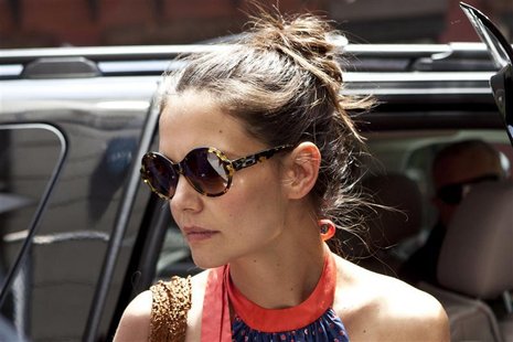 Actress Katie Holmes leaves the Children's Museum of the Arts in the SoHo neighborhood of New York, July 5, 2012. Holmes recently filed for Actress Katie Holmes leaves the Children's Museum of the Arts in the SoHo neighborhood of New York, July 5, 2012. Holmes recently filed for
