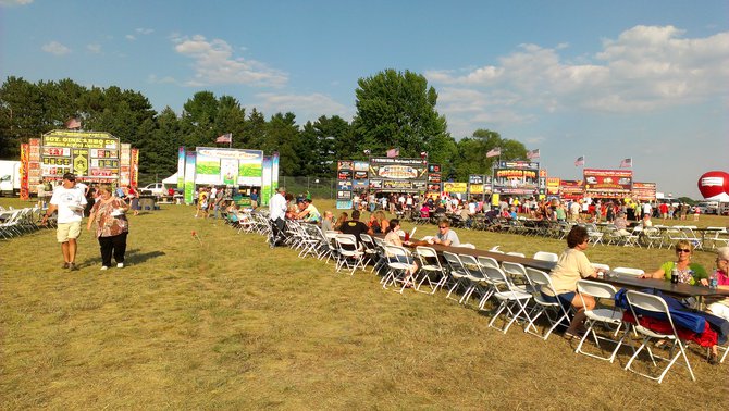 Big Bull Falls BBQ Rib Fest Rib Stands.