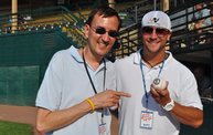 Belky's 1st pitch at the Woodchucks game 7 16 12 1