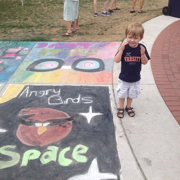 Bryan's son Will LOVES Angry Birds