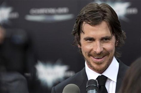 Cast member Christian Bale attends the world premiere of "The Dark Knight Rises" in New York July 16, 2012. REUTERS/Andrew Kelly Cast member Christian Bale attends the world premiere of "The Dark Knight Rises" in New York July 16, 2012. REUTERS/Andrew Kelly
