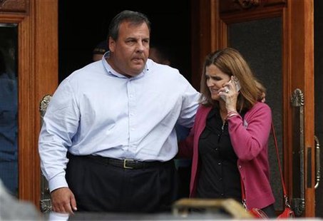 Governor of New Jersey Chris Christie and his wife Mary Pat Christie attend the Allen & Co Media Conference in Sun Valley, Idaho July 13, 20 Governor of New Jersey Chris Christie and his wife Mary Pat Christie attend the Allen & Co Media Conference in Sun Valley, Idaho July 13, 20