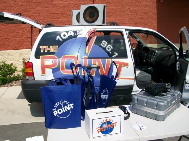 Shopping Totes, Pizza Cutters, Noah's Ark AND Mt. Olympus Water Park Passes?! Just another day for The Point...
