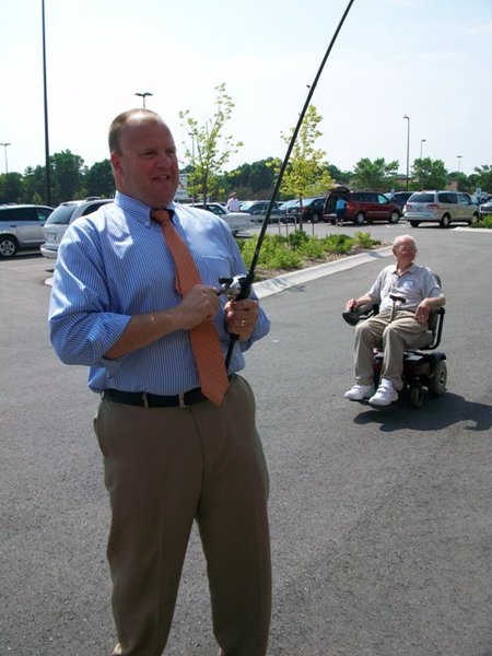 Another hard day at the office for Senior Account Executive Casey Kelly.