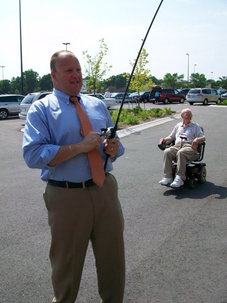 Another hard day at the office for Senior Account Executive Casey Kelly.