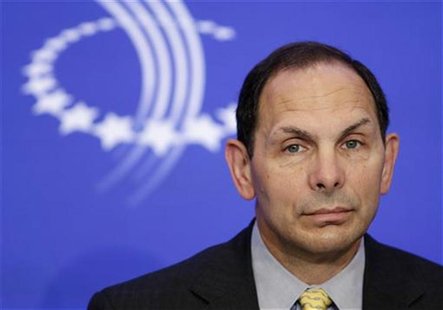 Bob McDonald, chairman and chief executive officer of Procter & Gamble, speaks during a discussion regarding famine in Africa at the Clinton Bob McDonald, chairman and chief executive officer of Procter & Gamble, speaks during a discussion regarding famine in Africa at the Clinton