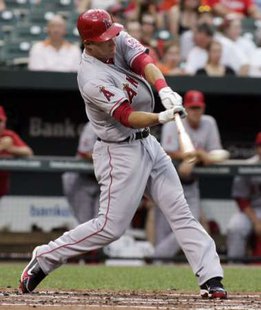 LA Angels rookie slugger Mike Trout, who went 4 for 6 with one home run and 2 RBIs in a 13-0 win over the Tigers in Detroit on July 17, 2012 (REUTERS) LA Angels rookie slugger Mike Trout, who went 4 for 6 with one home run and 2 RBIs in a 13-0 win over the Tigers in Detroit on July 17, 2012 (REUTERS)