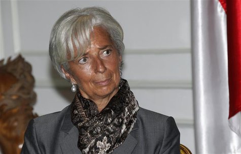 International Monetary Fund (IMF) Managing Director Christine Lagarde listens to Indonesian President Susilo Bambang Yudhoyono during a meet International Monetary Fund (IMF) Managing Director Christine Lagarde listens to Indonesian President Susilo Bambang Yudhoyono during a meet