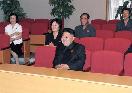 North Korean leader Kim Jong-Un (C) visits Kyongsang Kindergarten in Pyongyang in this undated picture released by the North's KCNA July 15, North Korean leader Kim Jong-Un (C) visits Kyongsang Kindergarten in Pyongyang in this undated picture released by the North's KCNA July 15,