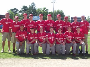 Coldwater Redbirds Mickey Mantle team 2012 Coldwater Redbirds Mickey Mantle team 2012