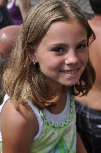 The kids were out for a Saturday at Rock Fest