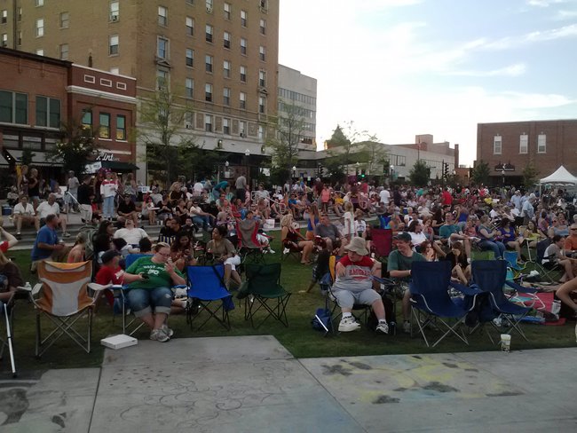 A great turnout for the Josh Gracin concert as he rocked the 400 Block in downtown Wausau, WI Saturday night 7/21/12