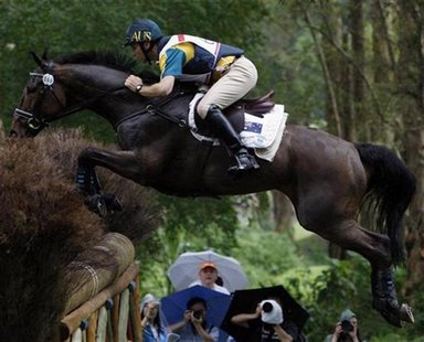 Australia's Shane Rose rides All Luck during the equestrian eventing cross country competition at the Beijing Olympic Games 2008 in Hong Kon Australia's Shane Rose rides All Luck during the equestrian eventing cross country competition at the Beijing Olympic Games 2008 in Hong Kon