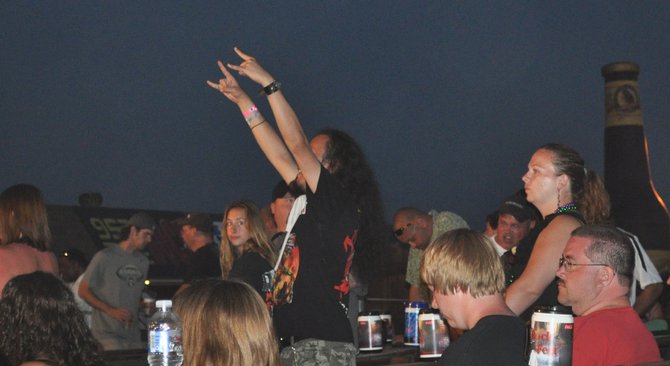 Way before the show started, this guy was chanting "MAIDEN, MAIDEN!"