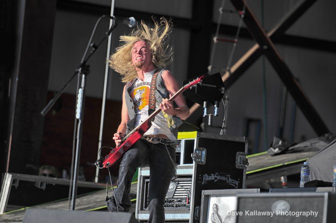 The "Hair" shot..(lead guitarist for Black Stone Cherry)