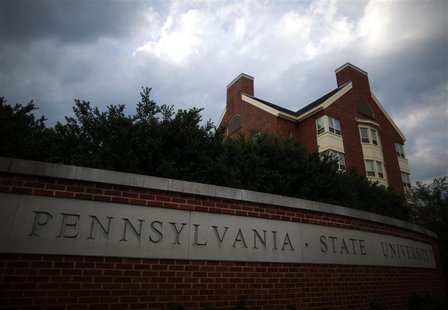 Buildings are seen on the campus of Pennsylvania State University in State College, Pennsylvania July 11, 2012. REUTERS/Eric Thayer Buildings are seen on the campus of Pennsylvania State University in State College, Pennsylvania July 11, 2012. REUTERS/Eric Thayer