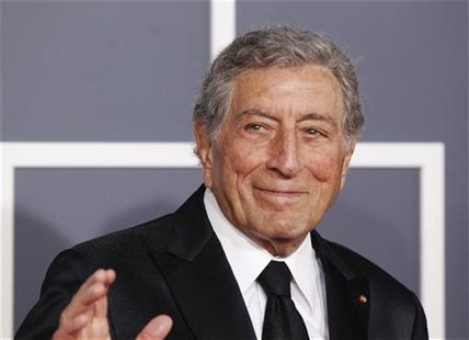 Tony Bennett arrives at the 54th annual Grammy Awards in Los Angeles, California February 12, 2012. REUTERS/Danny Moloshok Tony Bennett arrives at the 54th annual Grammy Awards in Los Angeles, California February 12, 2012. REUTERS/Danny Moloshok