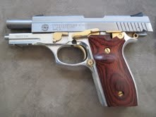 Semi-auto pistol found in home. Semi-auto pistol found in home.
