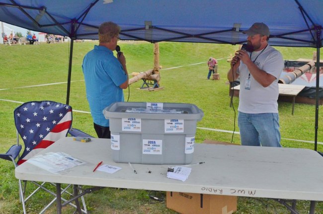 Our thanks to the chainsaw artist who saw it fit to provide the overwhelming background noise during nearly the entire broadcast...