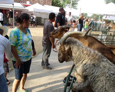 The Whispering Pines Mobile Zoo is a popular feature of the Ottawa County Fair.